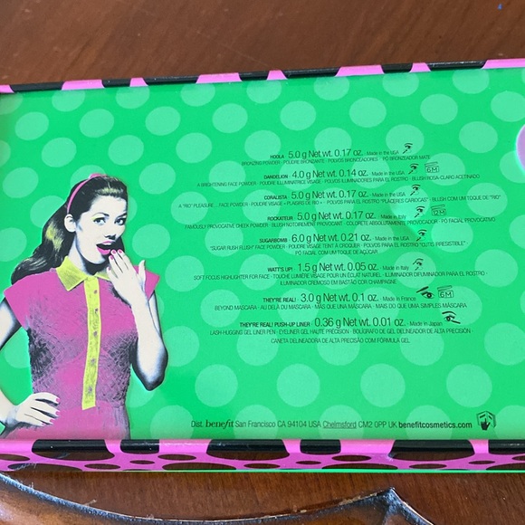 Benefit Real Cheeky Party Tin Blush, Bronzer & Highlighter Set Maketup - Picture 6 of 7